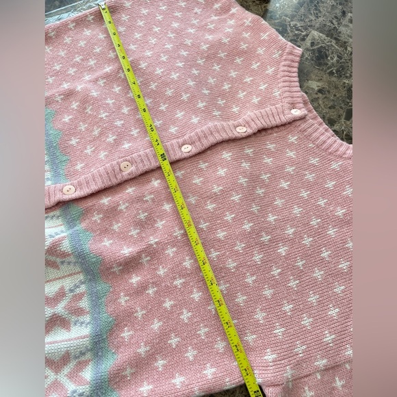 VINTAGE 1970 JANTZEN SWEATER KNITTED PINK Sz 2XL COQUETTE GRANDMA CORE ICONIC - Picture 15 of 16